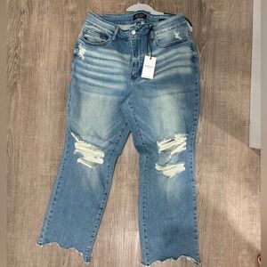 Judy Blue Straight Crop Jean